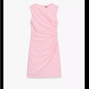 Zara SHORT DRESS WITH RUCHING —4772/350/712